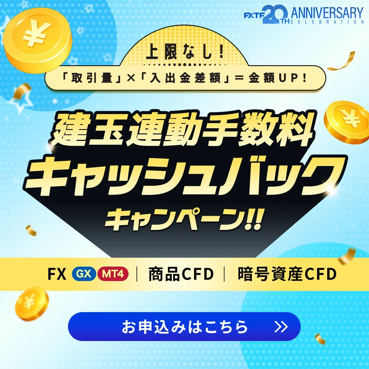 50.建玉連動手数料キャッシュバックキャンペーン